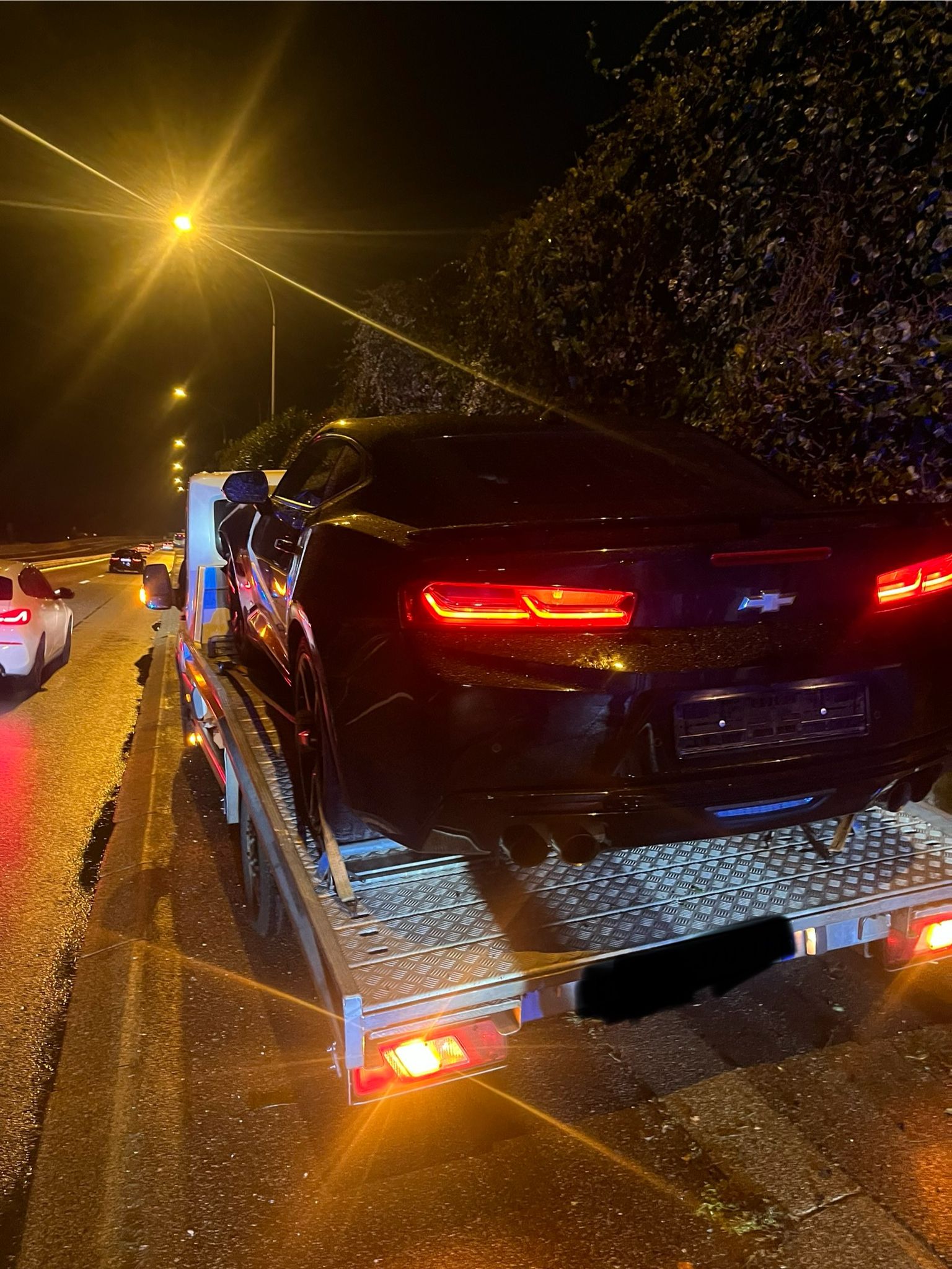 Dépannage de voiture de nuit