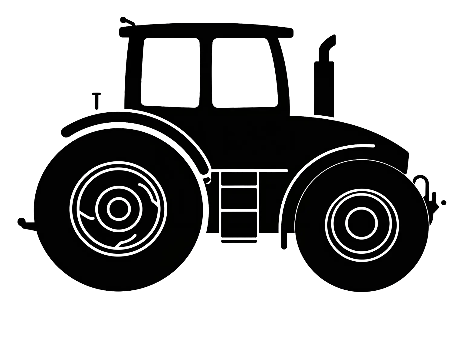 Icône tracteur — service de débarras en Suisse romande