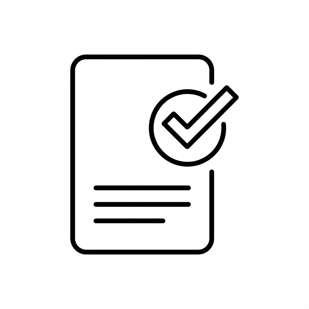 Icône document - Démarches administratives simplifiées