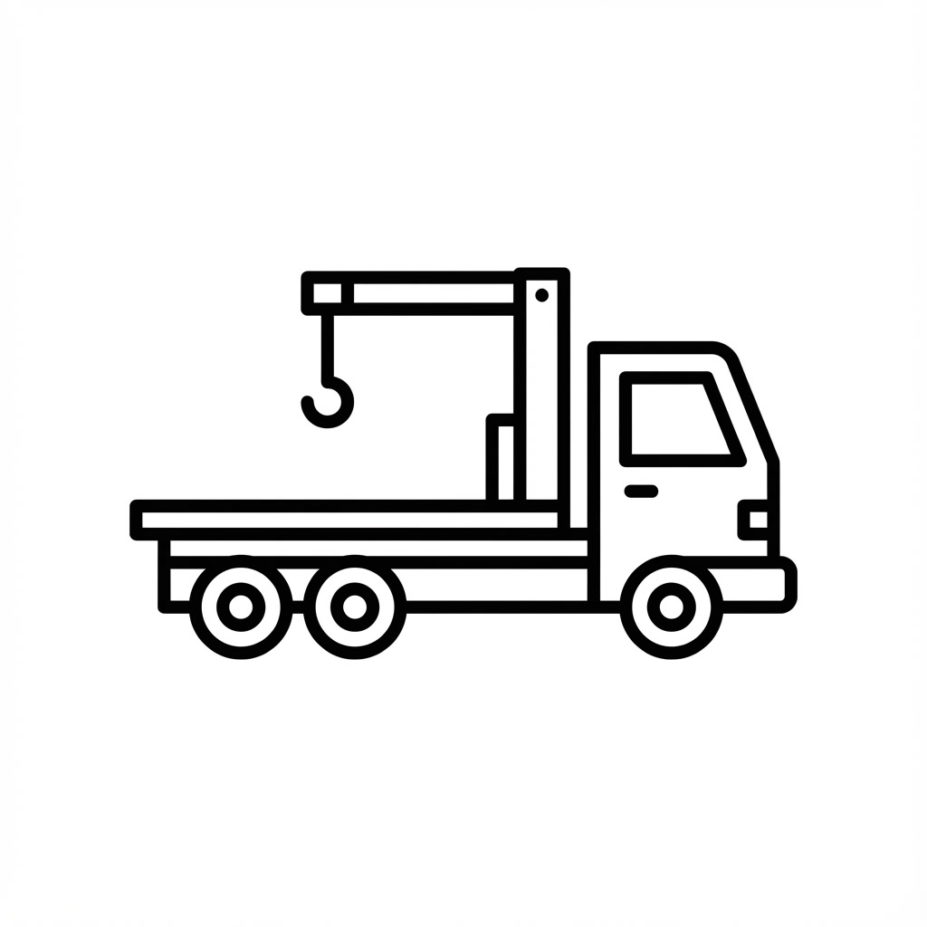 Icône dépanneuse - Remorquage véhicule transfrontalier France-Suisse