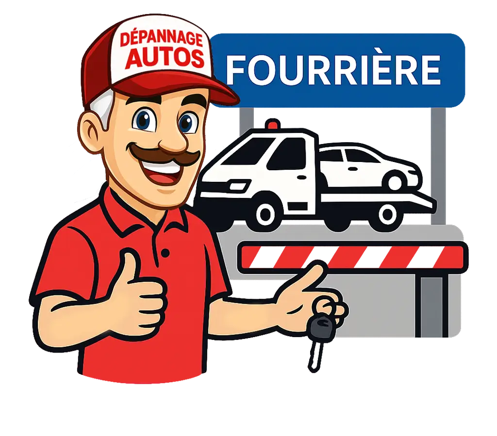 Expert Dépannage Autos en sortie de fourrière avec clés de véhicule et dépanneuse