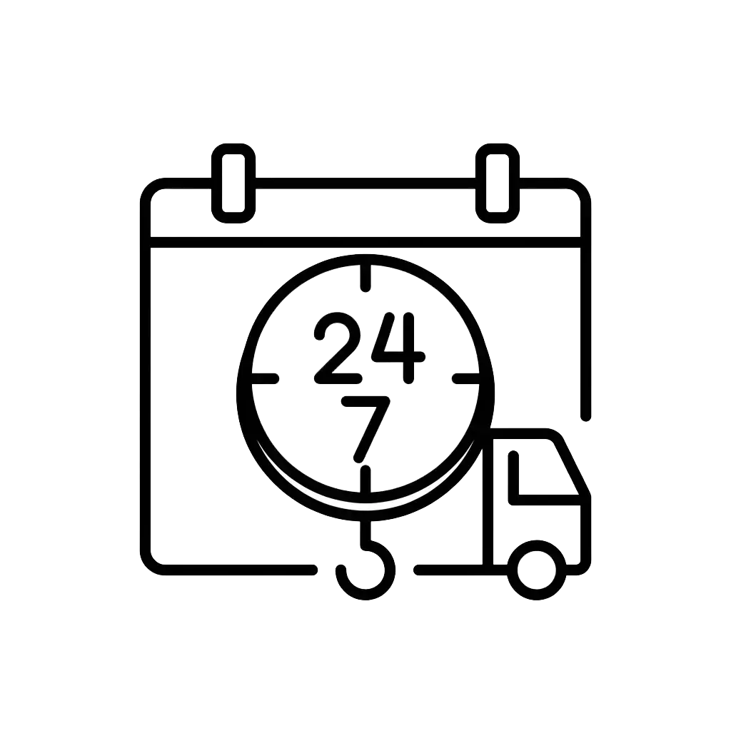 Icône dépannage auto 24h/24 7j/7