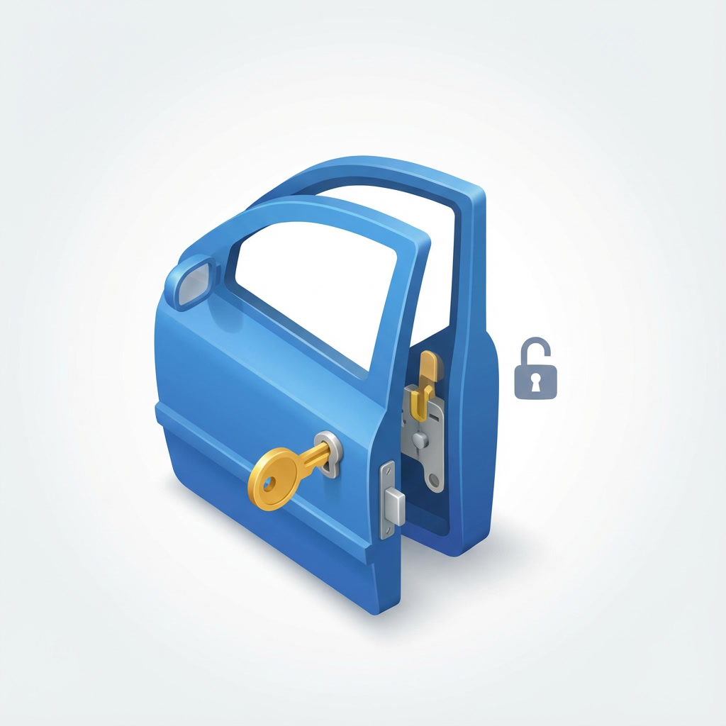 Icône ouverture voiture clé enfermée Annemasse