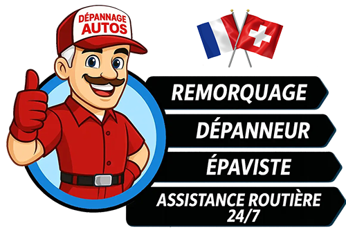 Dépannage Autos - Remorquage, Dépanneur, Épaviste, Assistance Routière 24/7 France et Suisse